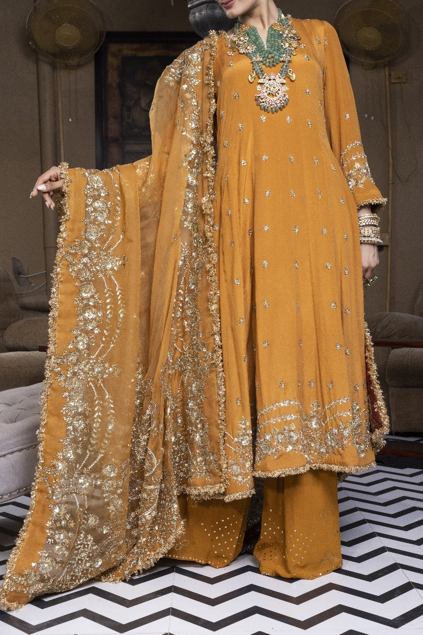 Mustard Regal Anarkali