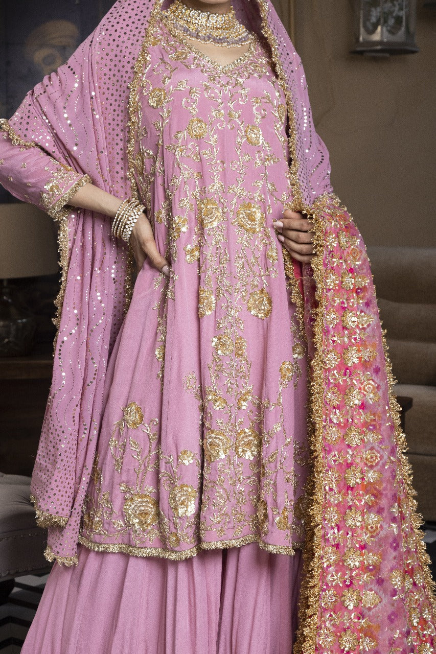 Onion Pink Kalidar Set